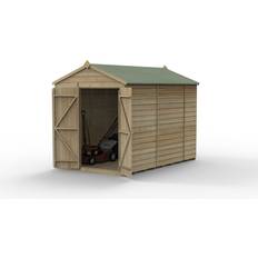 Forest Garden Beckwood 6x10 Apex Shed with Base (Building Area )