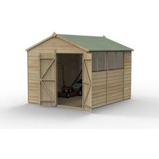 Forest Garden Beckwood 8x10 Apex Shed Double Doors (Building Area )