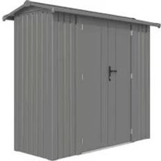 Rowlinson Premium Apex Metal Shed with Foundation Kit 8 x 4 ft (Building Area )