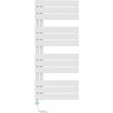 Heated Towel Rails Ebern Designs Rinya Designer Heated Towel Rail 112.6cm H x 50cm W x 6.7cm D