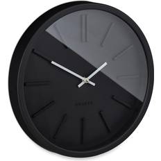 Relaxdays Classic Round Shape Ø35 cm Black Wall Clock 35cm