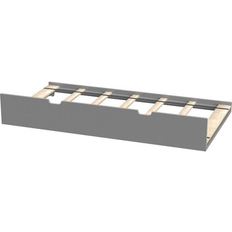 Harriet Bee Borel Solid Wood Trundle Bed 11.7 H x 40.7 W x 74.5 D in Gray