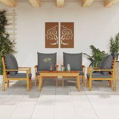 Garden & Outdoor Furniture Alpen Home 5 Piece Garden With Cushions Outdoor Lounge Set