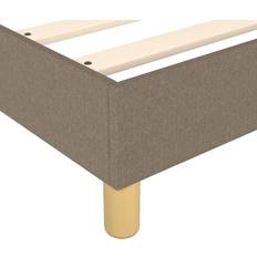 vidaXL mit Matratze 180x200 cm Taupe Boxspringbett