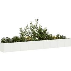 vidaXL Planter White 360 x 40 x 40 cm