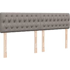 vidaXL Ramsäng Med Madrass 180x200 cm Taupe Kontinentalsäng