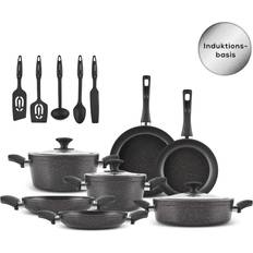Biogranit Schwarzgold Induktions-Topfset 15 Teilig