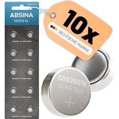 Absina SR626SW Klockbatteri 1.55V 10-pack