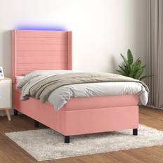 Senge & Madrasser vidaXL med LED-lys 90x190 cm Kontinentalseng