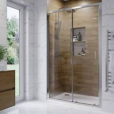 Carina Chrome 1200mm Sliding Shower Door 6mm Glass
