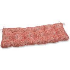 Orange Garden Benches Pillow Perfect Merida Pimento Tufted Swing Cushion 56 x 18 in Garden Bench