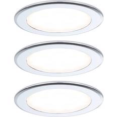 Paulmann LED Skabslampe 2.5 W Varmhvid Krom Loftplafond 3stk