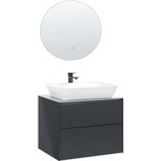 Bathroom Vanity Set Grey 2 Drawers