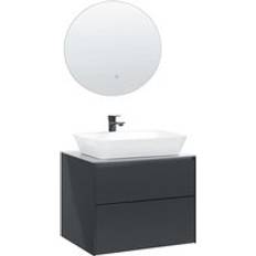 Muebles de Baño Beliani Bathroom Vanity Set Grey 2 Drawers