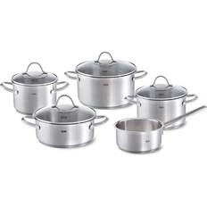 Fissler Set Fissler Palermo Rostfritt Stål Grytset 5 Delar Set med lock
