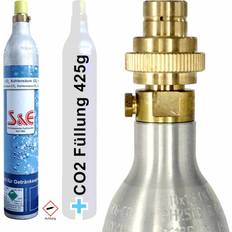 CO2-Kartuschen CO2 Zylinder 425 g Adapter für Sprudler Duo