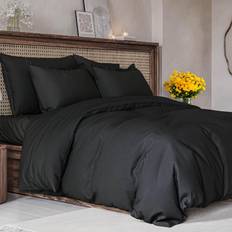 CGK Unlimited Extra Soft Queen 90" x 90" Duvet Cover Black (228.6x228.6cm)