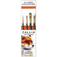 Callia Fur Feathers Paint Brush Set