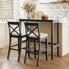 Ophelia & Co Rectangular Wood Bar Height Dining Set