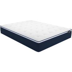 Blanc Matelas à Ressorts Vente-unique 140 x 190 cm Ensachés et Surmatelas Matelas à Ressorts