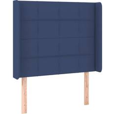 Senge & Madrasser vidaXL med LED-lys 80x200 cm Stof Blå Kontinentalseng
