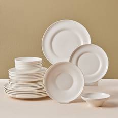 Karaca Streamline Selene White of 24 Piece Dinner Set