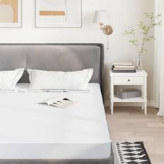 vidaXL Protector Impermeable 160x200 cm Funda de colchón Blanco (200x160cm)