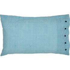 Hemtextil Bedeck Teal and Silver 100% Cotton Pillow Case Silver