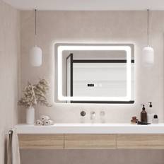 Vetro Specchi da bagno Pro-Tec Specchio LED da Parete Casoli 60 x 90 cm