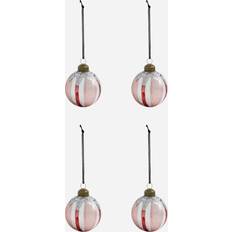 House Doctor Julgranspynt House Doctor Star Julkula Ø6 cm 4-pack Röd Julgranspynt