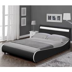 Camas y Colchones Corium Doble Tapizada 180 x 200 cm Cama con Estructura