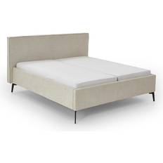 Betten-Sets Meise Möbel Riva Polsterbett 160 x 200 cm Beige Betten-Sets