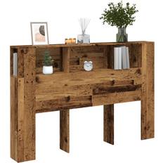 Kopfteile vidaXL mit Stauraum Altholz-Optik 160x18.5 x 103,5 cm Kopfteil