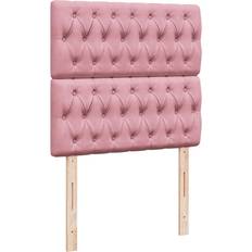 vidaXL Ramsäng Med Madrass Rosa 90x200 cm Kontinentalsäng