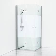Svedbergs Skoga Duschhörn 79x89 cm Halvfrostat Glas