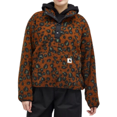 Loose - Unisex Outerwear Carhartt WIP Elliot High Neck Liner Jacket - Camo Leo Jacquard/Tamarind/Black