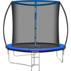Camas elásticas tectake Cama Elástica Con Red De Seguridad 244 cm
