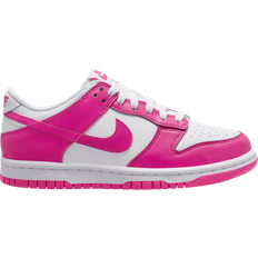 Scarpe per Bambini Nike Dunk Low GS - White/Laser Fuchsia