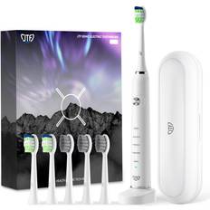 Sensitive Teeth Toothbrushes Sonic Electric Toothbrush with 6 Brush Head