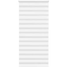 Gardiner & Tillbehör vidaXL Rullgardin Zebra Vit 95x230 cm Tyg 95x230 cm