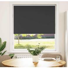Gardiner & Tillbehör vidaXL Rullgardin Mörkläggning Svart 90x150 cm