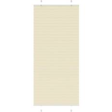 90.0 cm Plissee-Rollos vidaXL Pleated Blind Cream 90 x 200 cm Fabric