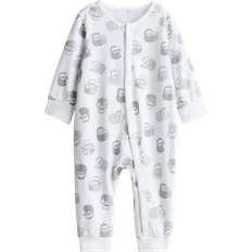 Günstig Schlafanzüge H&M Printed Jersey Pajamas - White/Sloths