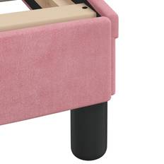 Dobbeltsenge Sengepakker vidaXL Bett mit Matratze Rosa 180x200 cm Betten-Sets