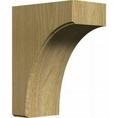 Moulding & Millwork Ekena Millwork Clarksville Bracket Red Oak 3 1/2 x 5.25 x 6 x 8 in