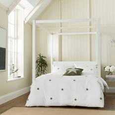 Tufted Star Woven Set White King Size Green