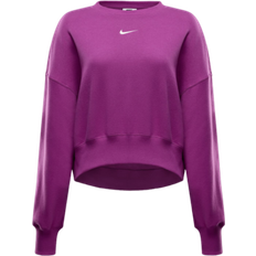 Nike Sportswear Phoenix Fleece Over Oversized Crew Neck Sweatshirt Women's - Hot Fuchsia/Sail
