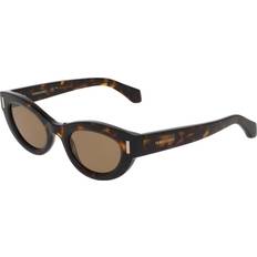 Solglasögon Ferragamo Occhiali Da Sole Acetato Havana - Cat Eye