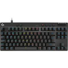 Logitech RGB (flerfarvet) - USB Tastaturer Logitech Pro X TKL Rapid Linear Wired (Nordic)