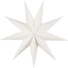 Stoff Weihnachtssterne Globen Lighting Stella White Advent Star 60cm